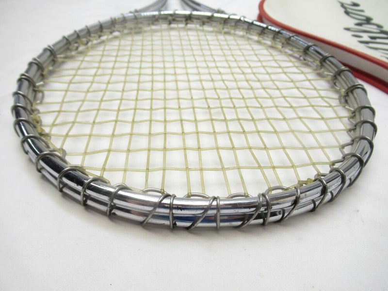 VINTAGE WILSON "T2000" METAL TENNIS RACQUET (4 3/8). ANTIQUE / DISPLAY