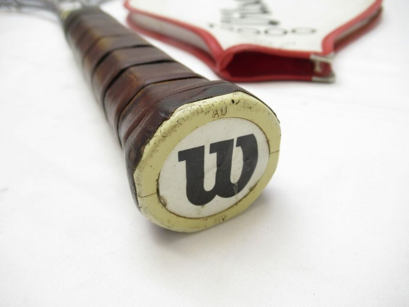 VINTAGE WILSON "T2000" METAL TENNIS RACQUET (4 3/8). ANTIQUE / DISPLAY
