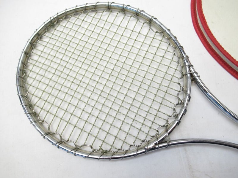 VINTAGE WILSON "T2000" METAL TENNIS RACQUET (4 5/8). ANTIQUE / DISPLAY