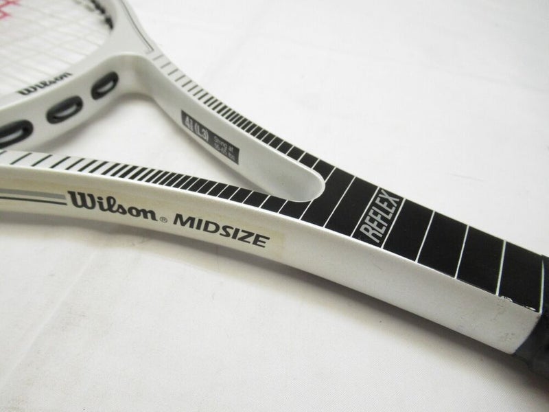 WILSON REFLEX GRAPHITE MIDSIZE TENNIS RACQUET (4 3/8) WELL PRESERVED IN STORAGE