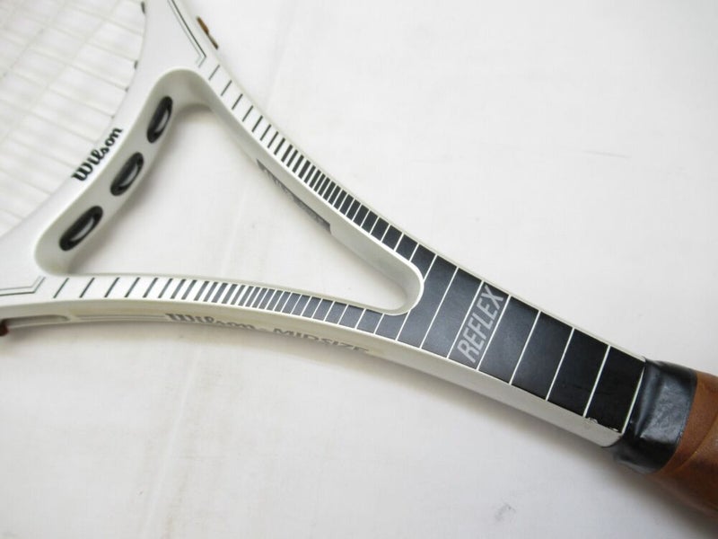 WILSON REFLEX GRAPHITE MIDSIZE TENNIS RACQUET (4 3/8) WELL PRESERVED IN STORAGE
