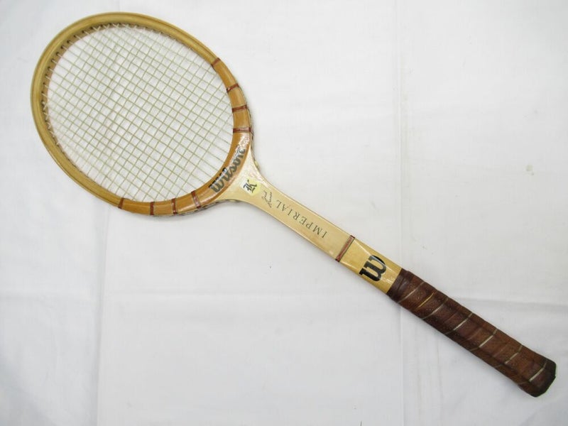 VINTAGE WILSON "JACK KRAMER IMPERIAL" TENNIS RACQUET. ANTIQUE / DISPLAY