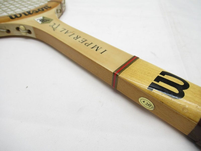 VINTAGE WILSON "JACK KRAMER IMPERIAL" TENNIS RACQUET. ANTIQUE / DISPLAY