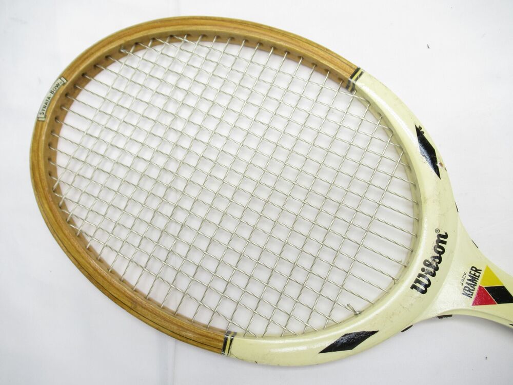 Raquette De Tennis Vintage Jack Kramer Valiant Speed - Bois Et Fibre - Wilson - Occasion