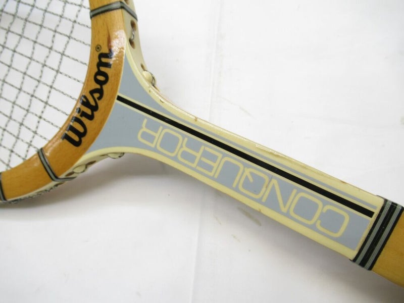 VINTAGE WILSON "CONQUEROR" TENNIS RACQUET. ANTIQUE / DISPLAY