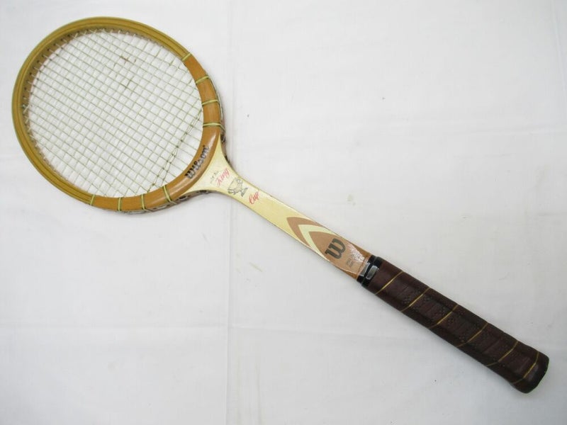 VINTAGE WILSON "BILLIE JEAN KING CUP" TENNIS RACQUET. ANTIQUE / DISPLAY