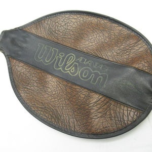 VINTAGE WILSON "ADVANTAGE" SINGLE TENNIS RACQUET COVER