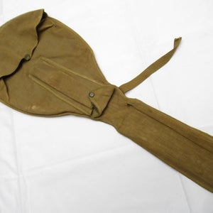 ANTIQUE / VINTAGE CANVAS SINGLE TENNIS RACQUET COVER