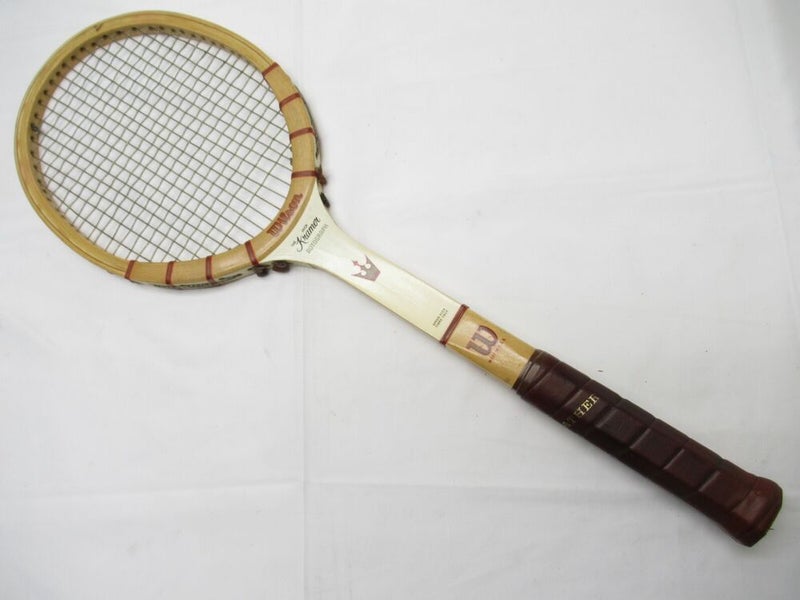 VINTAGE WILSON "JACK KRAMER AUTOGRAPH" TENNIS RACQUET. ANTIQUE / DISPLAY