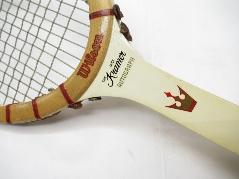 VINTAGE WILSON "JACK KRAMER AUTOGRAPH" TENNIS RACQUET. ANTIQUE / DISPLAY