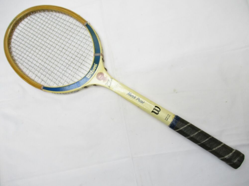 Raquette De Tennis Wilson Match Point Acier Vintage - Grip 4 1/4 - USA