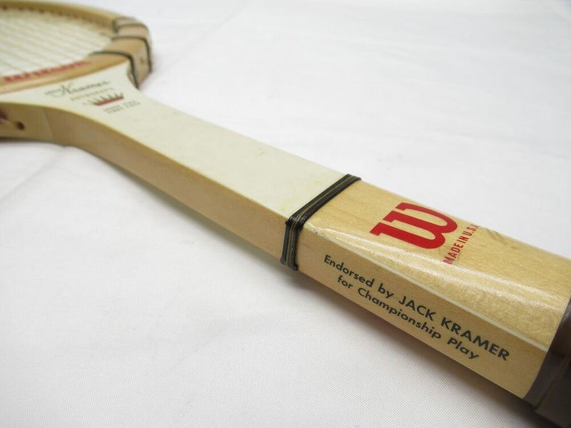 VINTAGE WILSON "JACK KRAMER AUTOGRAPH" TENNIS RACQUET. ANTIQUE / DISPLAY