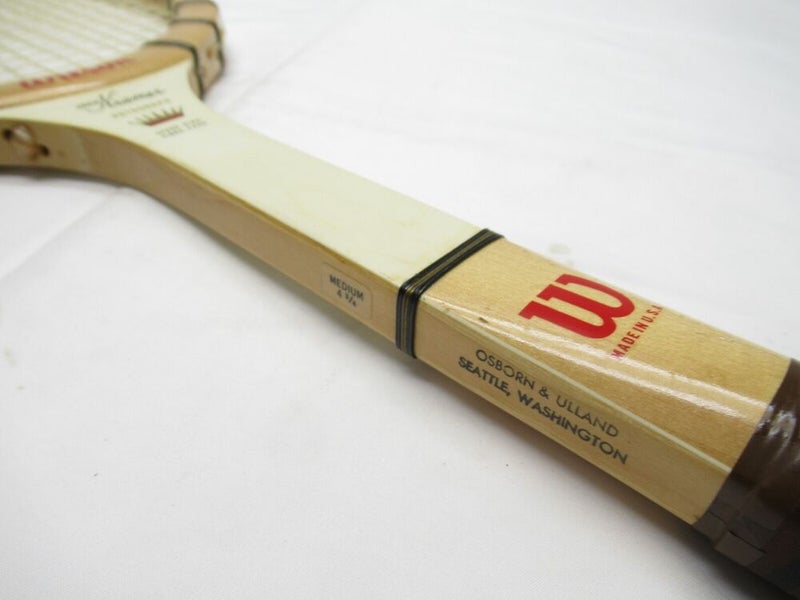 VINTAGE WILSON "JACK KRAMER AUTOGRAPH" TENNIS RACQUET. ANTIQUE / DISPLAY