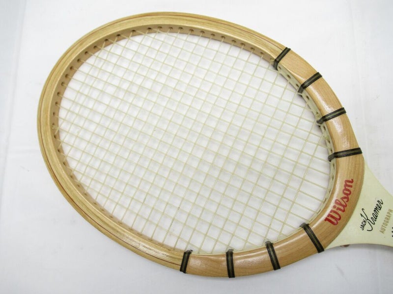VINTAGE WILSON "JACK KRAMER AUTOGRAPH" TENNIS RACQUET. ANTIQUE / DISPLAY