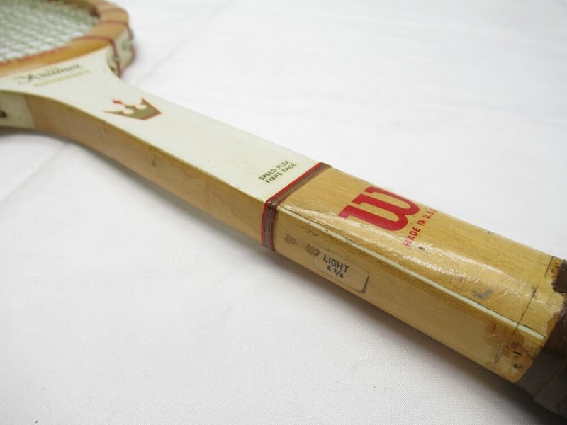 VINTAGE WILSON "JACK KRAMER AUTOGRAPH" TENNIS RACQUET. ANTIQUE / DISPLAY