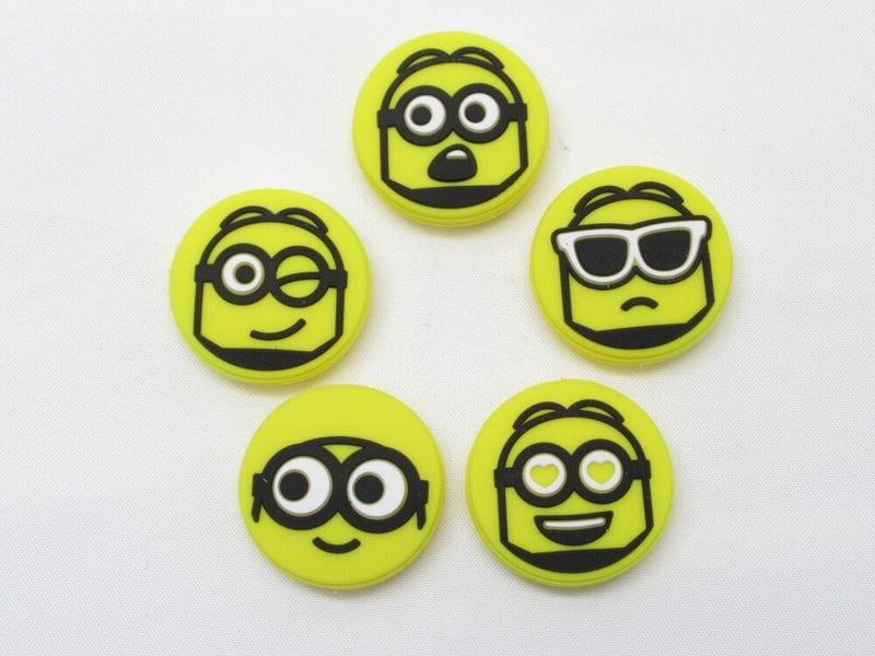 50 PACK: WILSON "MINIONS 2.0 BOX OF FUN" TENNIS VIBRATION DAMPENERS WR8413801001