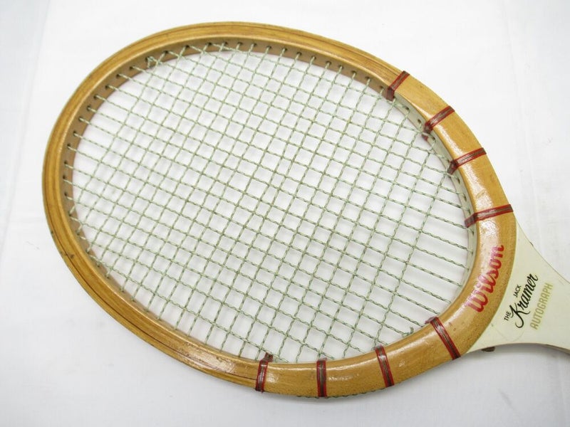 VINTAGE WILSON "JACK KRAMER AUTOGRAPH" TENNIS RACQUET. ANTIQUE / DISPLAY