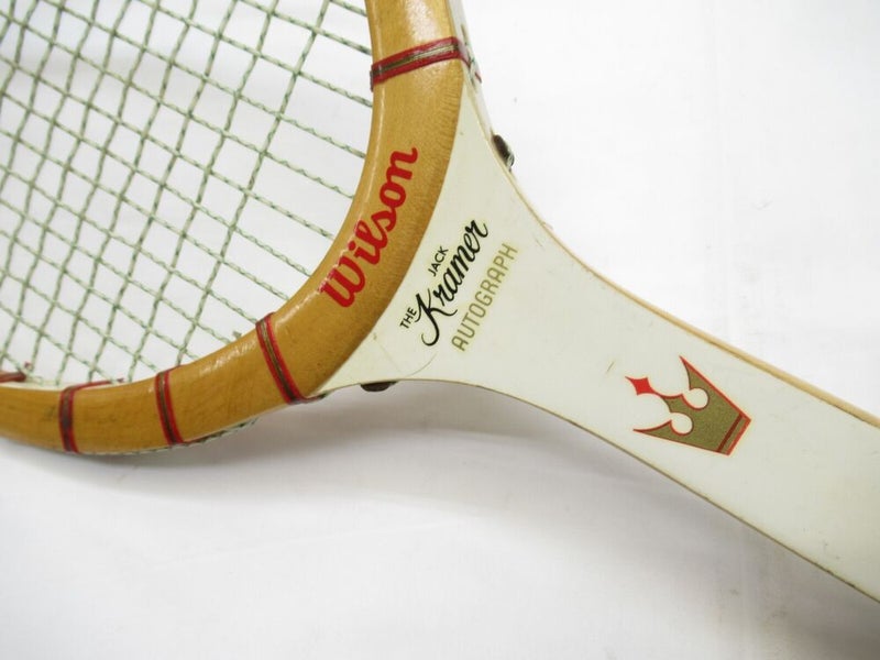 VINTAGE WILSON "JACK KRAMER AUTOGRAPH" TENNIS RACQUET. ANTIQUE / DISPLAY