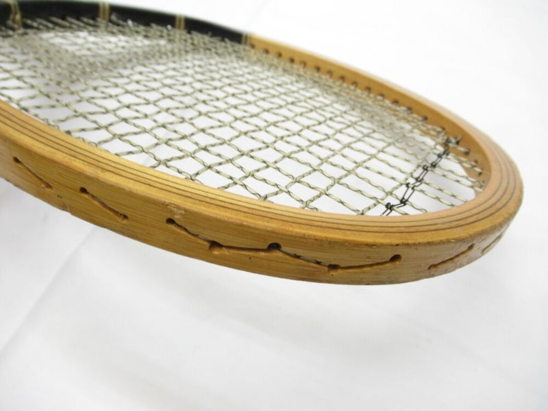 VINTAGE MACGREGOR "LLYOD BUDGE TOURNAMENT" WOOD TENNIS RACQUET. ANTIQUE/DISPLAY