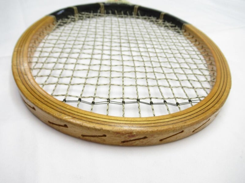 VINTAGE MACGREGOR "LLYOD BUDGE TOURNAMENT" WOOD TENNIS RACQUET. ANTIQUE/DISPLAY