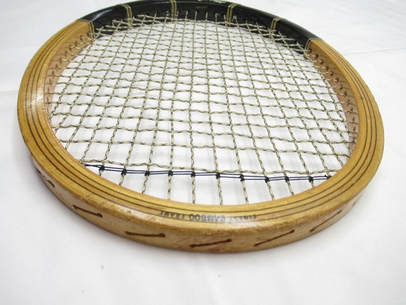 VINTAGE MACGREGOR "LLYOD BUDGE TOURNAMENT" WOOD TENNIS RACQUET. ANTIQUE/DISPLAY