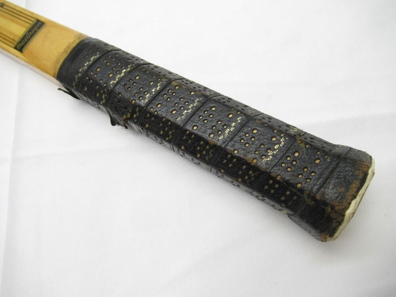 VINTAGE MACGREGOR "LLYOD BUDGE TOURNAMENT" WOOD TENNIS RACQUET. ANTIQUE/DISPLAY