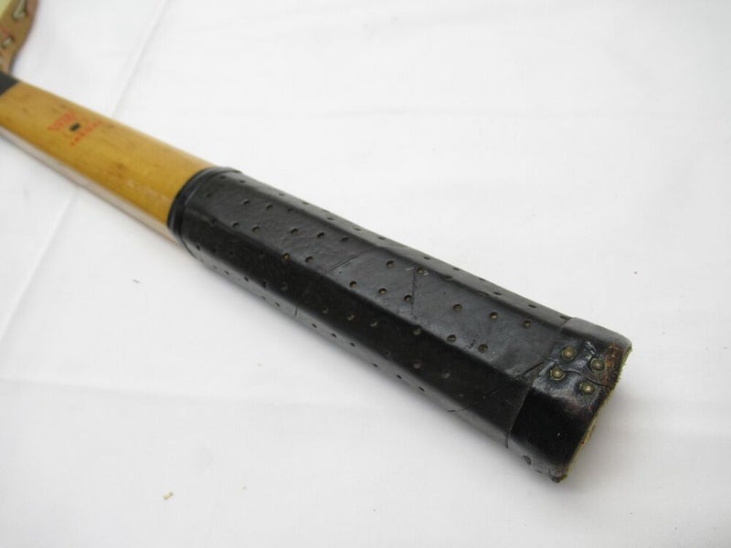 VINTAGE WRIGHT & DITSON "MERCER BEASLEY" WOOD TENNIS RACQUET. ANTIQUE/DISPLAY