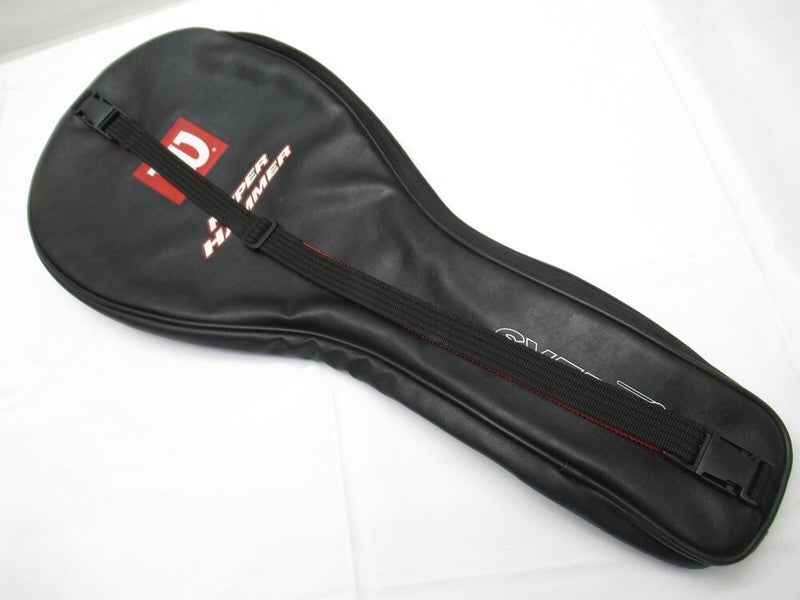 WILSON "HYPER HAMMER ROLLERS" SINGLE ZIPPERED TENNIS RACQUET COVER WITH STRAP
