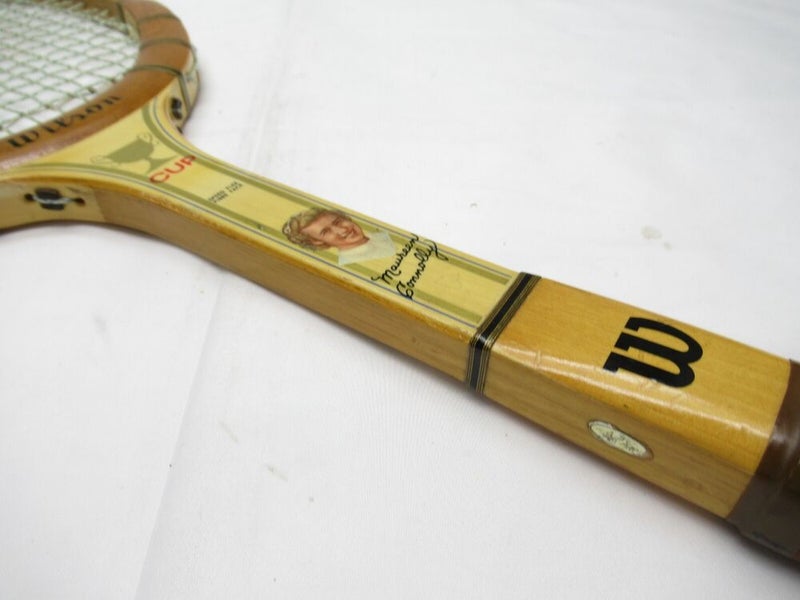 VINTAGE WILSON "MAUREEN CONNOLLY CUP" TENNIS RACQUET. ANTIQUE / DISPLAY