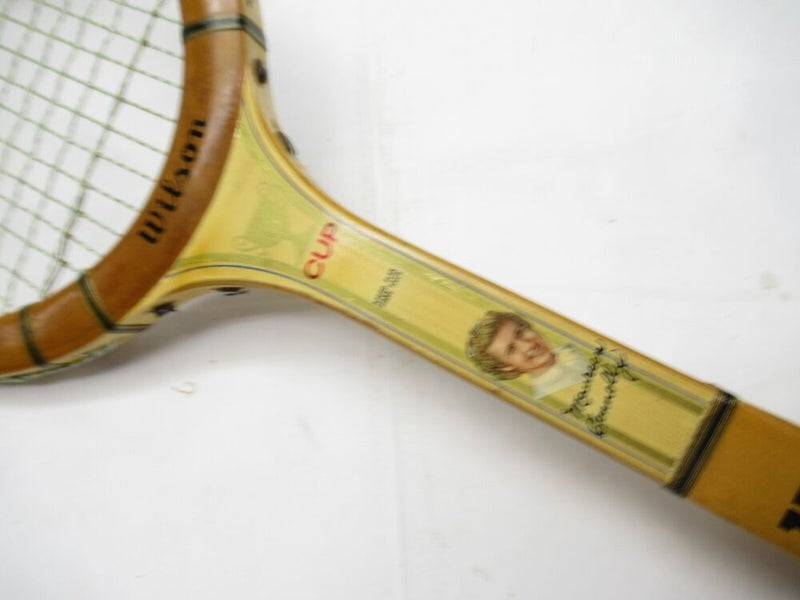 VINTAGE WILSON "MAUREEN CONNOLLY CUP" TENNIS RACQUET. ANTIQUE / DISPLAY