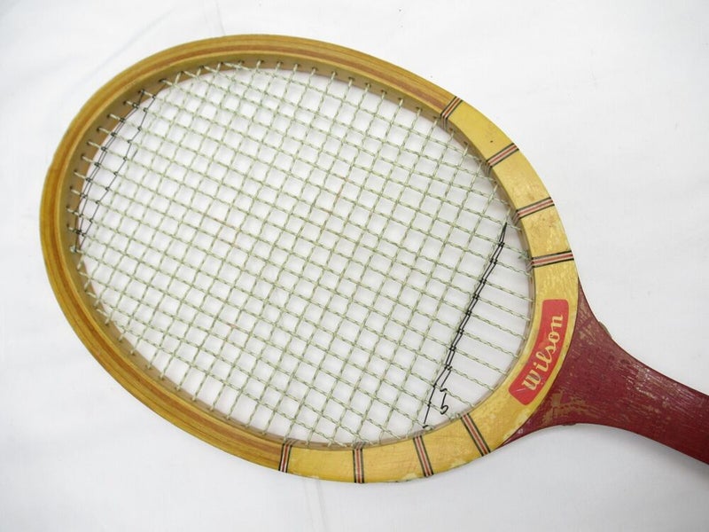 VINTAGE WILSON "JACK KRAMER FINALIST" TENNIS RACQUET. ANTIQUE / DISPLAY