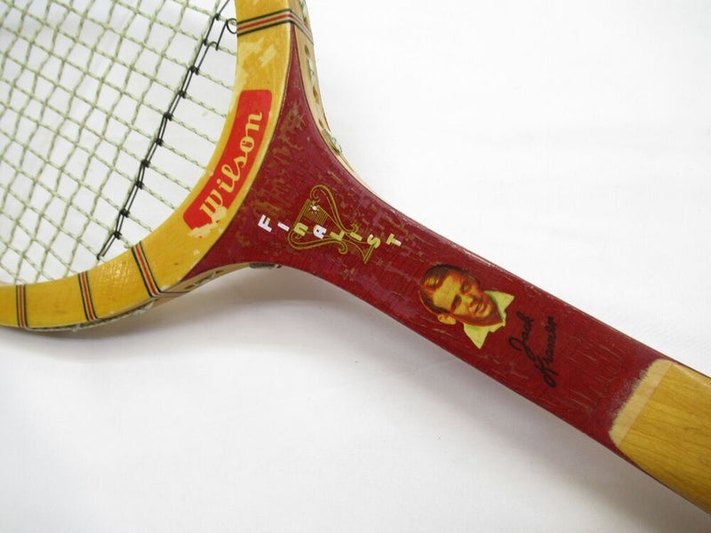 VINTAGE WILSON "JACK KRAMER FINALIST" TENNIS RACQUET. ANTIQUE / DISPLAY