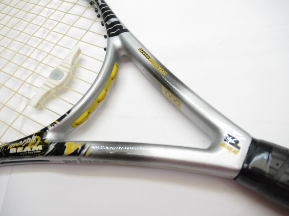 Raquette de tennis Prince Thunder Zap titane surdimensionnée corps long 4 1/4 po