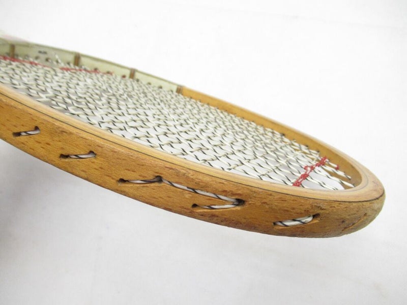 VTG SPALDING "PANCHO GONZALES PRIZE CUP" WOOD TENNIS RACQUET. ANTIQUE / DISPLAY