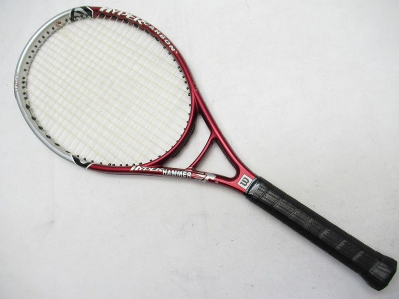 WILSON HYPER HAMMER 5.6 ROLLER OS TENNIS RACQUET (4 1/2) LONG STORAGE. NEW GRIP!