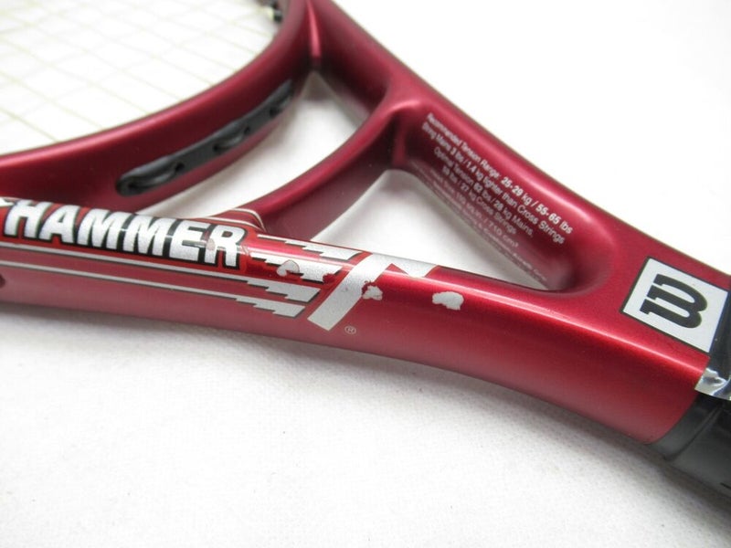 WILSON HYPER HAMMER 5.6 ROLLER OS TENNIS RACQUET (4 1/2) LONG STORAGE. NEW GRIP!