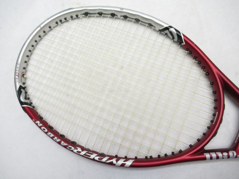 WILSON HYPER HAMMER 5.6 ROLLER OS TENNIS RACQUET (4 1/2) LONG STORAGE. NEW GRIP!