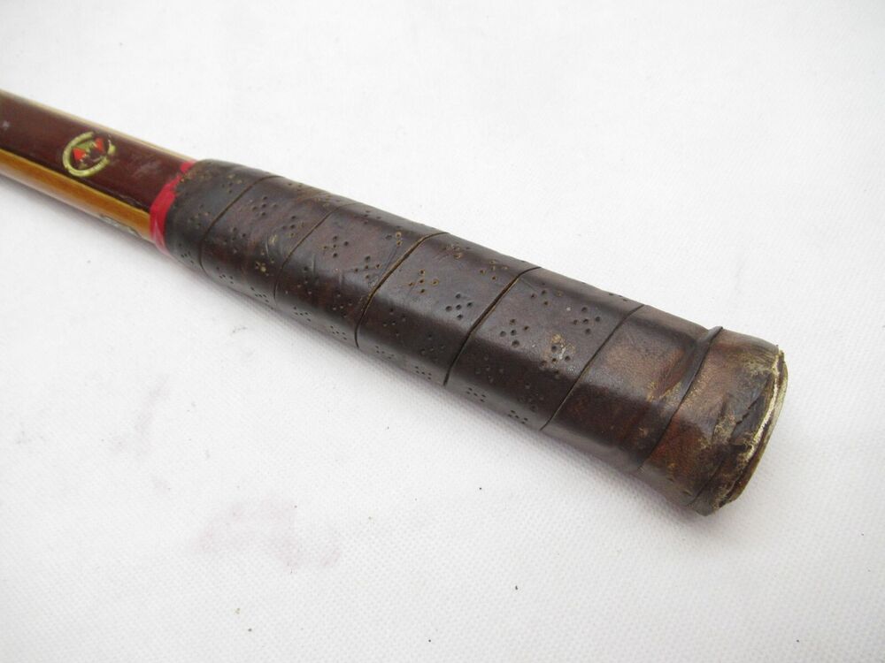 Raquette De Tennis Vintage Bancroft Aussie - Bois, Manche Cuir - Fabriquée Aux USA