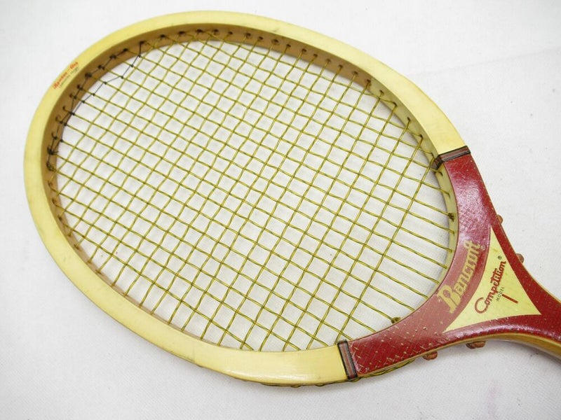 VINTAGE BANCROFT "COMPETITION" WOODEN TENNIS RACQUET ANTIQUE / DISPLAY