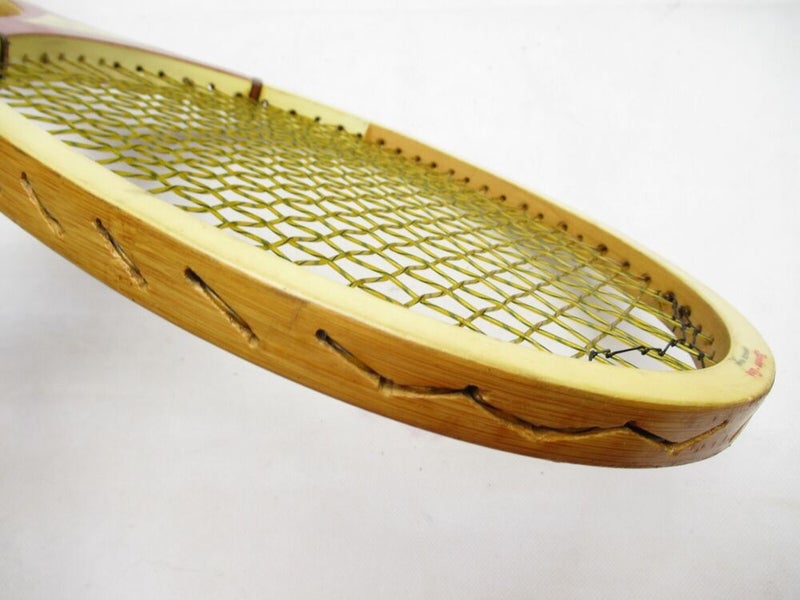 VINTAGE BANCROFT "COMPETITION" WOODEN TENNIS RACQUET ANTIQUE / DISPLAY