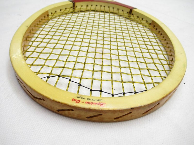 VINTAGE BANCROFT "COMPETITION" WOODEN TENNIS RACQUET ANTIQUE / DISPLAY