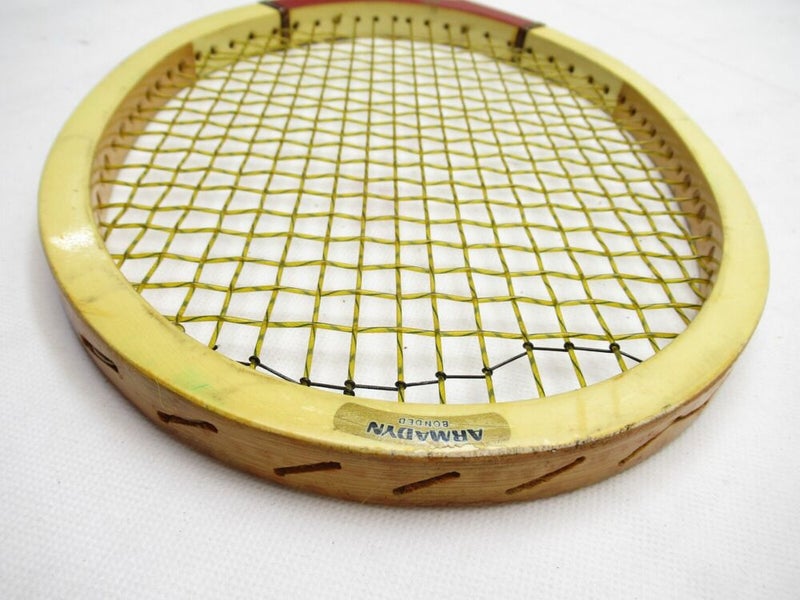 VINTAGE BANCROFT "COMPETITION" WOODEN TENNIS RACQUET ANTIQUE / DISPLAY