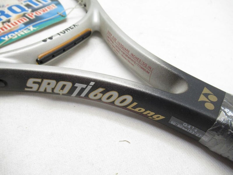 *NOS* YONEX SUPER RQ Ti 600 LONG TENNIS RACQUET (4 1/4) UNSTRUNG. MADE IN JAPAN!