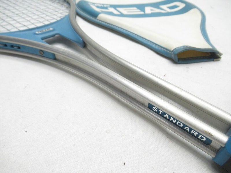 VTG AMF / HEAD "STANDARD" TENNIS RACQUET (4 5/8) LONG TERM STORAGE. W/ COVER