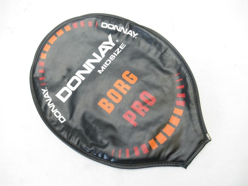DONNAY "BORG PRO MIDSIZE" HALF ZIPPERED TENNIS RACQUET COVER WITHOUT STRAP
