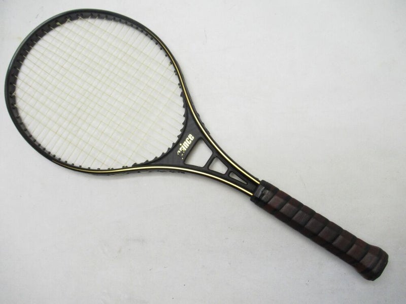 VINTAGE PRINCE "PRO" OVERSIZE ALUMINUM TENNIS RACQUET (4 5/8) LONG TERM STORAGE