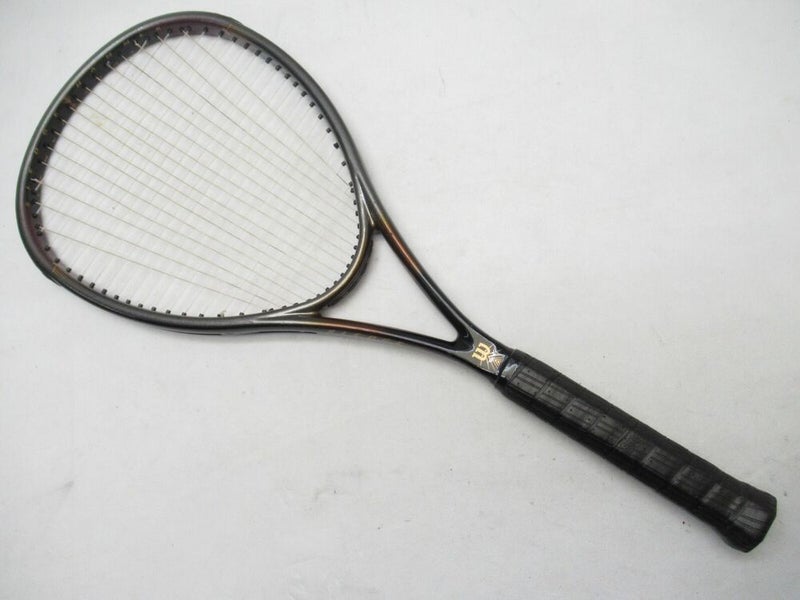WILSON SLEDGE HAMMER 2.8 STRETCH TENNIS RACQUET (4 5/8) LONG STORAGE. NEW GRIP!