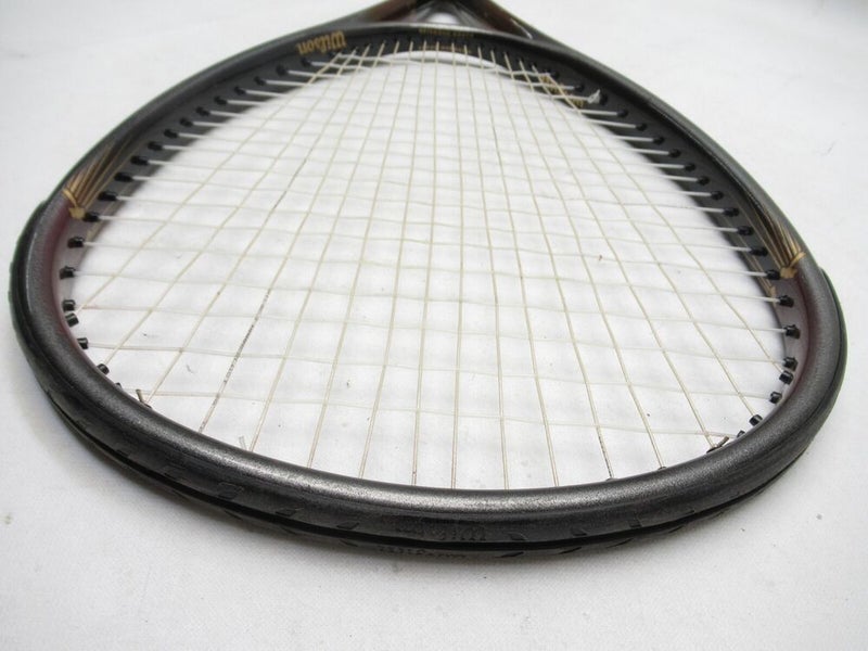 WILSON SLEDGE HAMMER 2.8 STRETCH TENNIS RACQUET (4 5/8) LONG STORAGE. NEW GRIP!