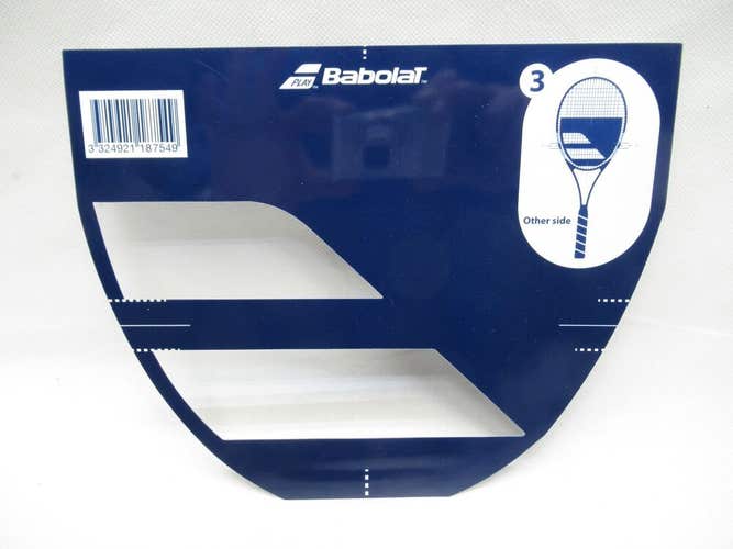 *NEW* BABOLAT LOGO TENNIS RACQUET STENCIL FOR STRINGBED / STRINGERS