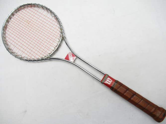 VINTAGE WILSON "T3000" METAL TENNIS RACQUET. ANTIQUE / DISPLAY